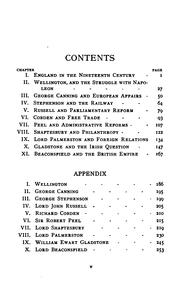 Front cover of Ten Englishmen of the nineteenth century by Joy, James Richard
