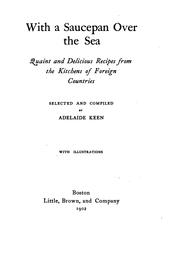 Front cover of With a saucepan over the sea by Adelaide Keen