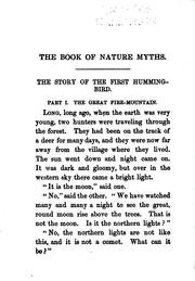 Front cover of The book of nature myths by Florence Holbrook