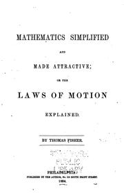 Front cover of Mathematics simplified and made attractive by Fisher, Thomas