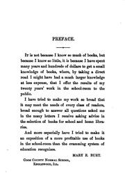 Front cover of Literary landmarks by Burt, Mary Elizabeth