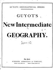 Cover of Guyot's new intermediate geography by Arnold Henry Guyot