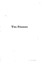 Cover of Two prisoners by Thomas Nelson Page