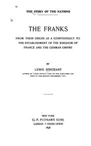 Cover of The Franks by Sergeant, Lewis