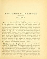 Front cover of A brief history of the Empire state .. by Welland Hendrick