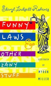 Front cover of Funny Laws & Other Zany Stuff by Sheryl Lindsell-Roberts