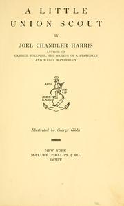 Front cover of A little Union scout by Joel Chandler Harris