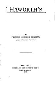 Front cover of Haworth's by Frances Hodgson Burnett