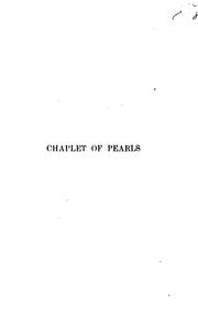 Front cover of The chaplet of pearls by Mary Charlotte Yonge