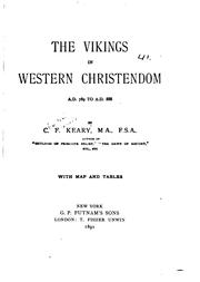 Front cover of The Vikings in western Christendom by C. F. Keary