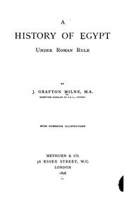 Cover of A history of Egypt by W. M. Flinders Petrie