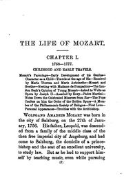 Front cover of Life of Mozart by Ludwig Nohl