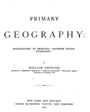 Front cover of Primary geography by Adolph Wilhelm August Friedrich von Steinwehr