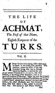 Front cover of The Turkish history by Richard Knolles