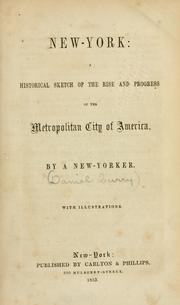Cover of New York by Daniel Curry