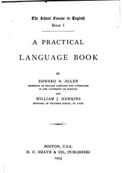Cover of A practical language book by Edward A. Allen