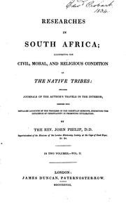 Front cover of Researches in South Africa by John Philip