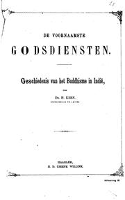 Front cover of Geschiedenis van het buddhisme in Indië by Kern, H.