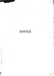 Cover of Notice des papyrus démotiques archaïques et autres texte [!] juridiques ou historiques by Revillout, Eugène