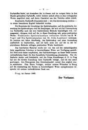 Front cover of Spektralanalytischer nachweis künstlicher organischer Farbstoffe by J. Formánek