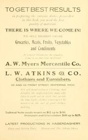 Cover of Superior cook book by Grace Church (Ishpeming, Mich.)