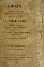 Cover of Logan, the last of the race of Shikellemus, chief of the Cayuga nation by Joseph Doddridge
