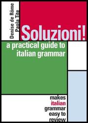 Cover of Soluzioni! by Denise de Rome
