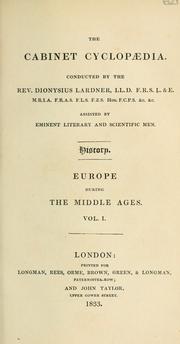 Front cover of Europe during the Middle Ages .. by Samuel Astley Dunham