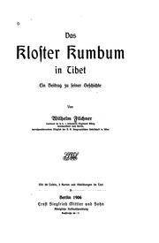 Front cover of Das kloster Kumbum in Tibdet by Wilhelm Filchner