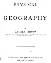 Cover of Physical geography by Arnold Henry Guyot