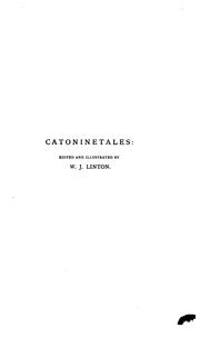 Cover of Catoninetales by William James Linton