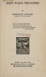 Cover of John Ward, preacher by Margaret Wade Campbell Deland
