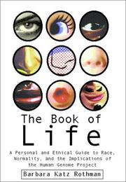 Cover of Book of Life by Barbara Katz Rothman