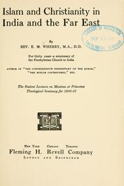 Front cover of Islam and Christianity in India and the Far East by E. M. Wherry