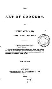 Front cover of The art of cookery by John Mollard