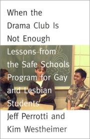 Front cover of When the Drama Club is not Enough by Jeff Perrotti