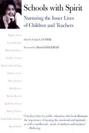 Front cover of Schools with Spirit by Linda Lantieri