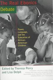 Front cover of The real ebonics debate by Theresa Perry
