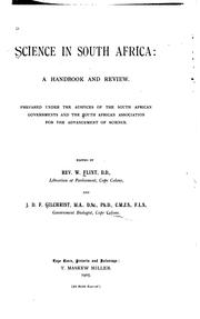 Front cover of Science in South Africa by W. Flint