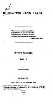 Cover of Blue-stocking Hall by William Pitt Scargill