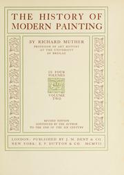 Cover of The history of modern painting by Richard Muther