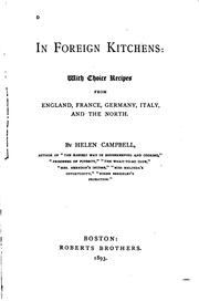 Cover of In foreign kitchens by Helen Stuart Campbell