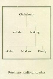 Cover of Christianity, Family, and the Rise of the West by Rosemary Radford Ruether