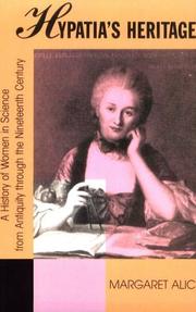 Front cover of Hypatia's heritage by Margaret Alic
