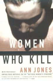 Front cover of Women who kill by Ann Jones
