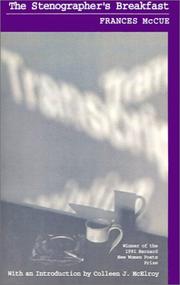 Cover of The Stenographer's Breakfast by Frances McCue