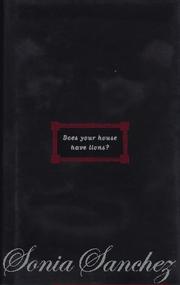 Cover of Does your house have lions? by Sonia Sanchez