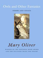 Front cover of Owls and Other Fantasies by Mary Oliver