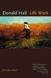 Cover of Life Work by Donald Hall