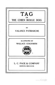 Cover of Tag by Valance J. Patriarche